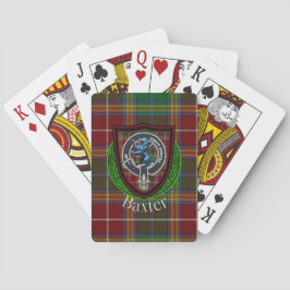 Baralho Tartan e Brasão do Clã Escocês Baxter