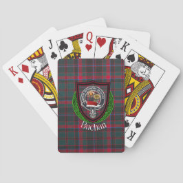 Baralho Tartan e Brasão do Clã Escocês Buchan