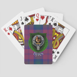 Baralho Tartan e Brasão do Clã Escocês Byres