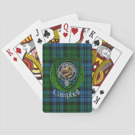 Baralho Tartan e Brasão do Clã Escocês Campbell
