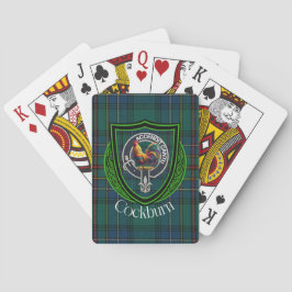 Baralho Tartan e Brasão do Clã Escocês Cockburn