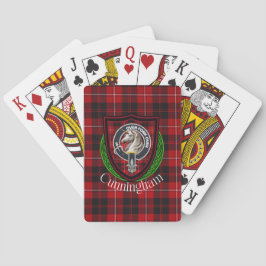 Baralho Tartan e Brasão do Clã Escocês Cunningham