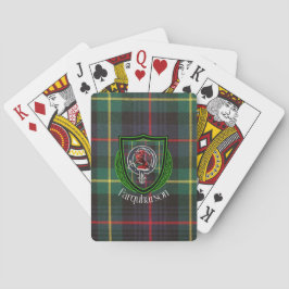 Baralho Tartan e Brasão do Clã Escocês Farquharson