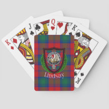Tartan e Brasão do Clã Escocês Lindsay