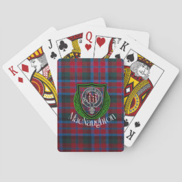 Baralho Tartan e Brasão do Clã Escocês MacNaughton