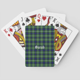 Baralho Tartan Personalizado do Distrito Tweedside da Escó