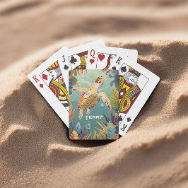 Baralho Tartaruga do Mar Verde