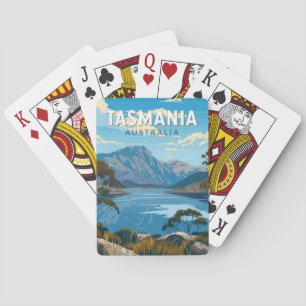 Baralho Tasmânia Austrália - Viagem Art Vintage