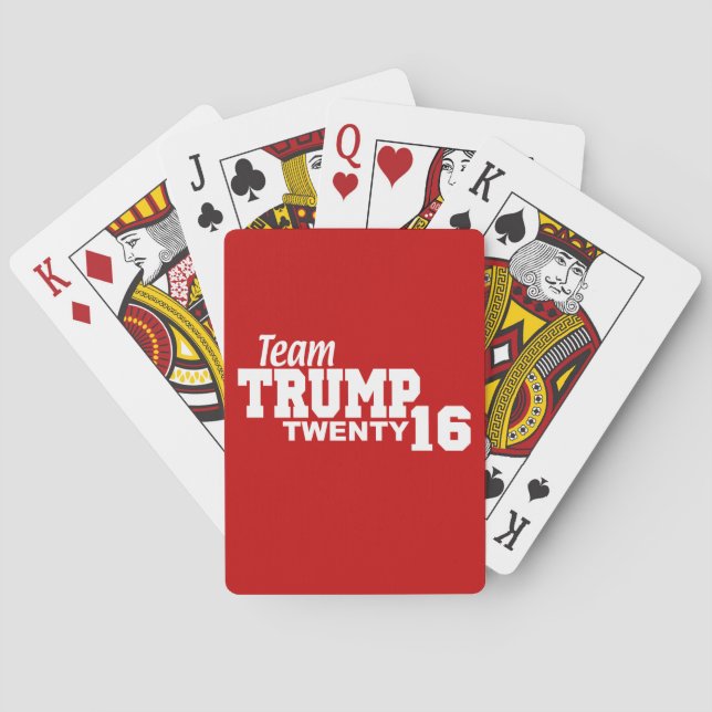 Baralho Team Trump Para O Presidente 2016 (Verso)