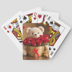 Baralho Teddy Bear Love Tender Romântico Bonito Presente