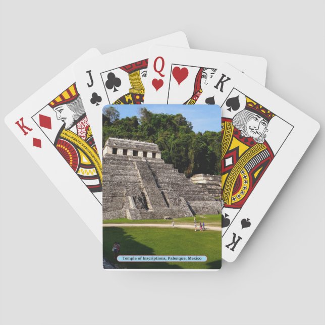 Baralho Templo de Inscrições, Palenque, México (Verso)