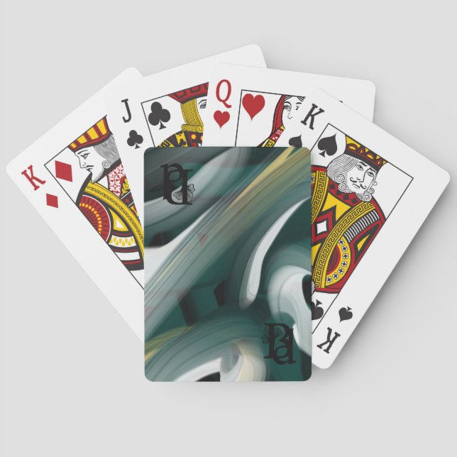 Baralho Tendência das placas de jogar clássicas Abstrato p (Verso)