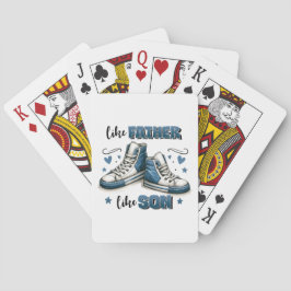 Baralho Tênis Azuis Como Pai, Como Filho