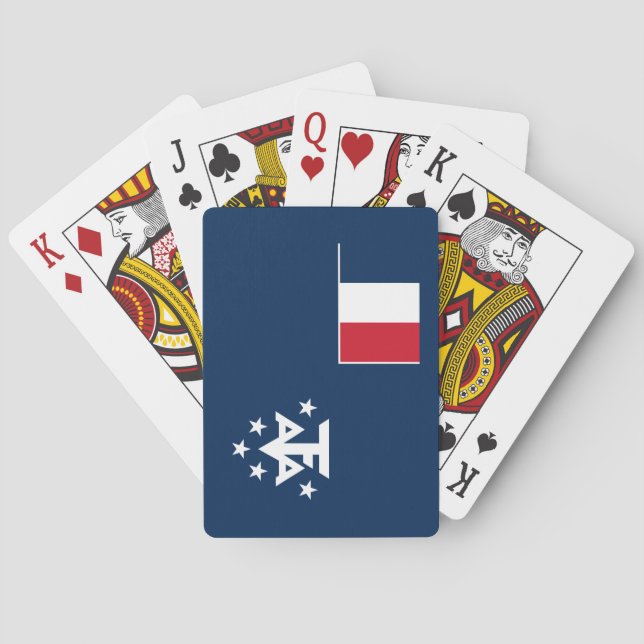 Baralho Terras Austrais e Antárticas Francesas (Verso)