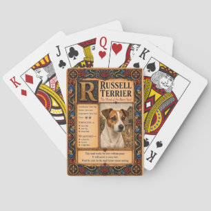 Baralho Terrier Russell, Arte de Bestiário Medieval