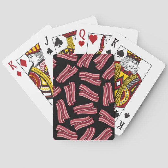 Baralho Teste padrão das tiras de bacon (Verso)