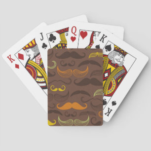 Baralho Teste padrão do bigode, estilo retro 5