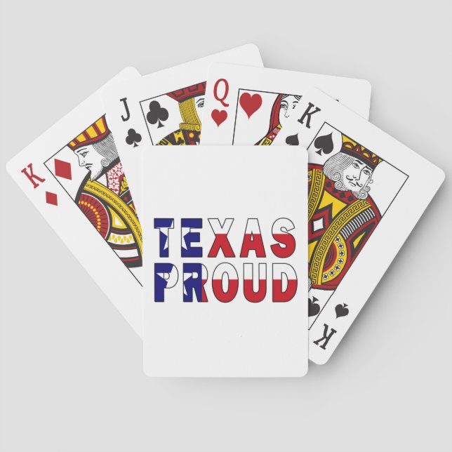 Baralho Texas Proud Flag (Verso)