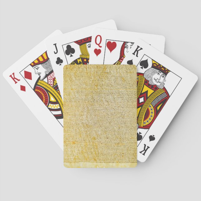 Baralho Texto da Magna Carta (Verso)