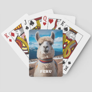 Baralho Texto Personalizado Peru Llama