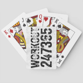 Baralho Texto riscado vestido Workout 247365 rústico