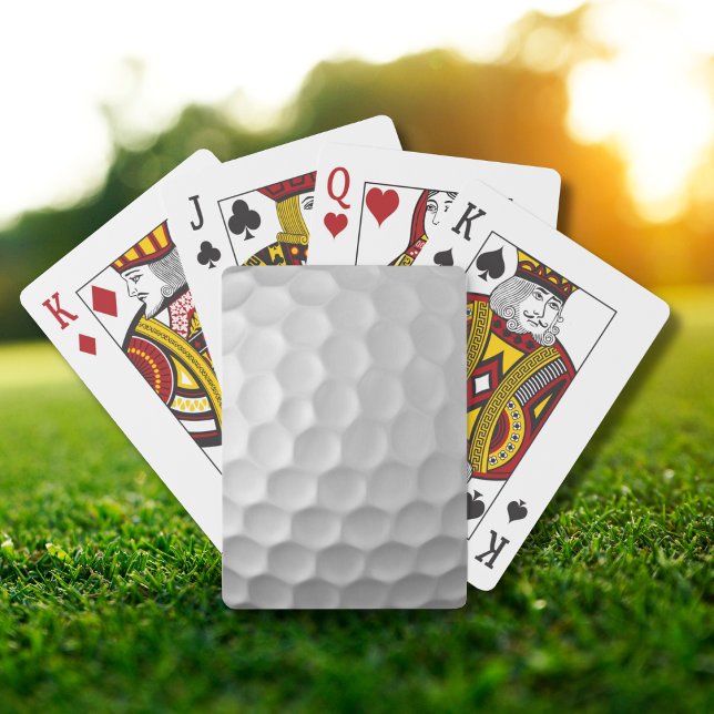 Baralho Textura de Bola de Golfe Branca Com Reentrâncias (Criador carregado)