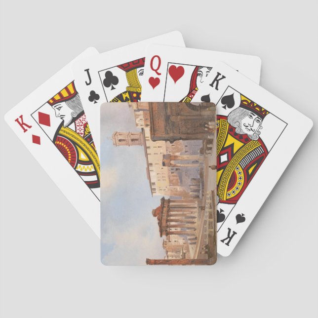 Baralho The Ancient Roman Forum (por Ippolito Caffi) (Verso)