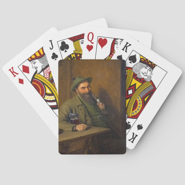 Baralho The Forest Ranger (por Eduard von Grützner) (Verso)