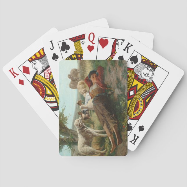 Baralho The Goatherder Girl's Siesta (por Carlo Ademollo) (Verso)