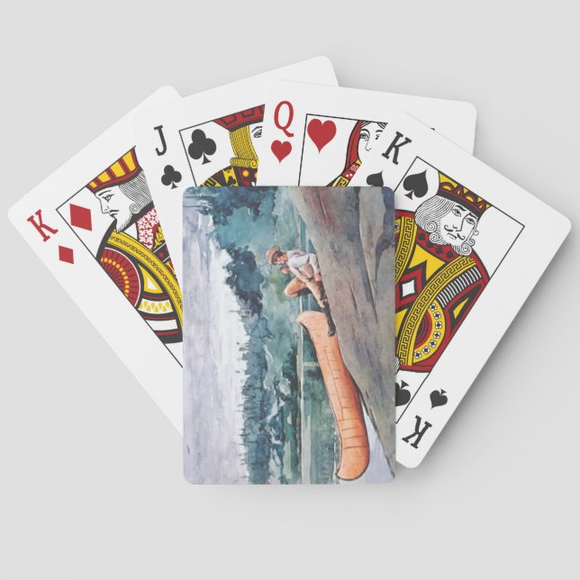 Baralho The Wilderness Guide (por Winslow Homer) (Verso)