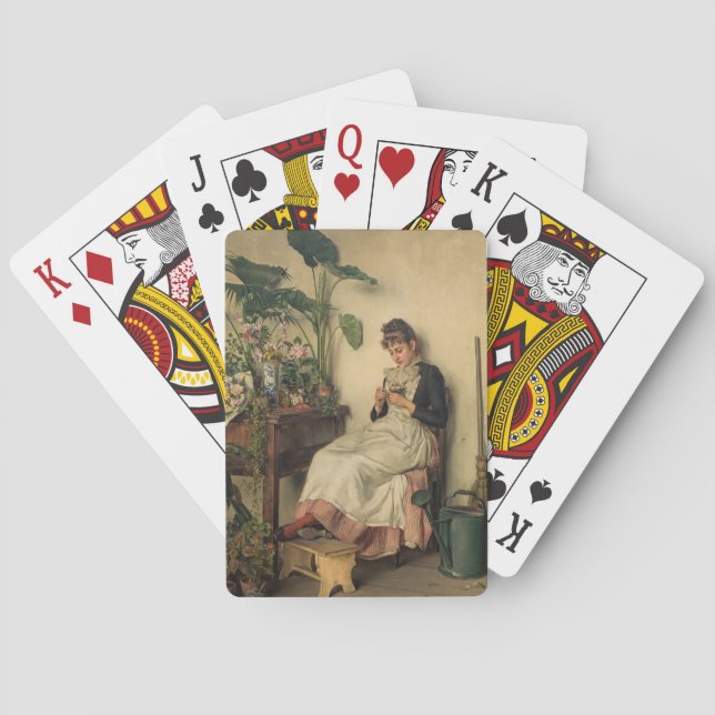 Baralho The Young Florist (por Carl Zewy) (Verso)