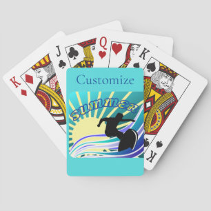 Baralho Thunder_Cove da Diversão de Surfe de Verão