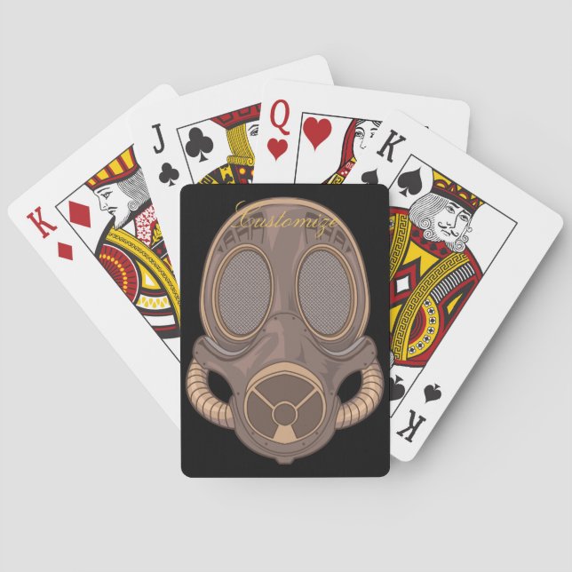 Baralho Thunder_Cove da Máscara de Gás Steampunk (Verso)
