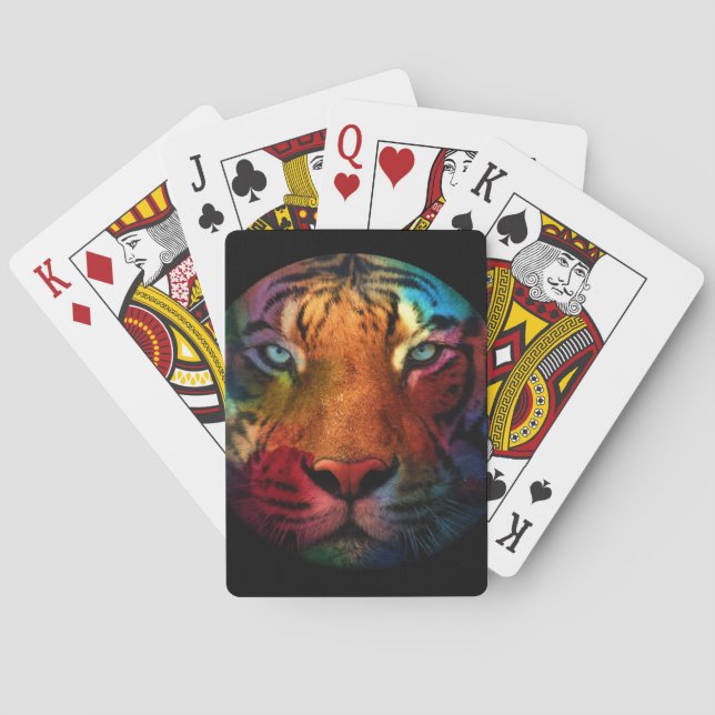 Baralho Tigre Arco-íris (Verso)