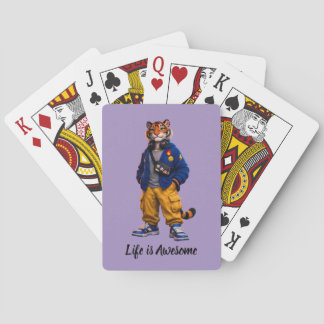 Baralho Tigre Legal na Arte Streetwear - Tigre de Estilo U