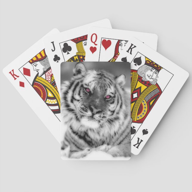 Baralho Tigre Olhado Rosa (Verso)
