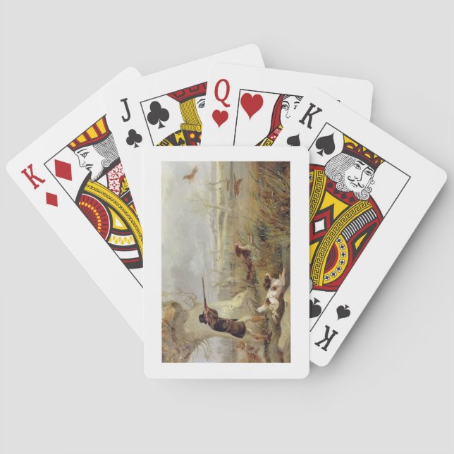 Baralho Tiro do pato (óleo em canvas) (Verso)