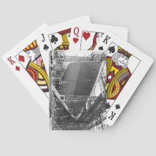 Baralho Titanic em construção Cartões de jogar