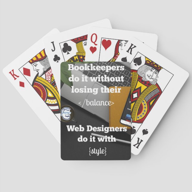 Baralho Tocando Cartões (Verso)