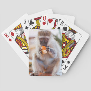 Baralho Tocando Cartões com a imagem frontal do comedor de