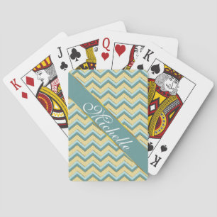 Baralho Topaz Glitter Chevron Pattern