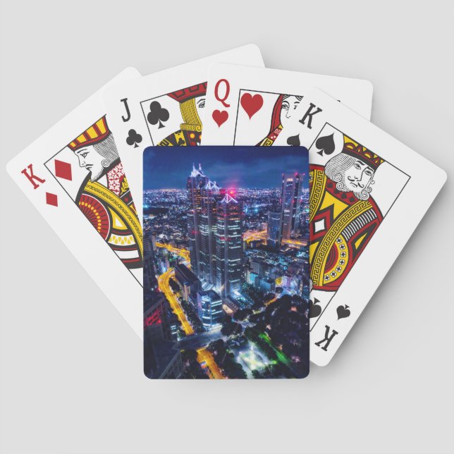 Baralho Tóquio à noite (Verso)