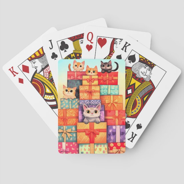 Baralho Torre de aniversário do Meow Gift (Verso)