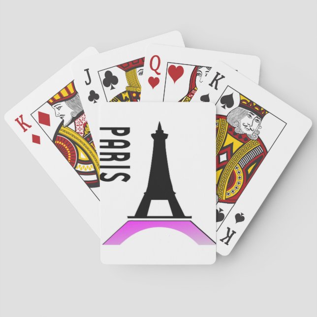 Baralho Torre Eiffel de Paris (Verso)
