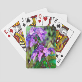 Baralho Torre Roxo e Flor de Hydrangea Shout