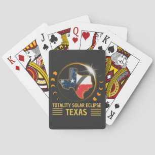 Baralho Total Solar Eclipse Texas American 2024