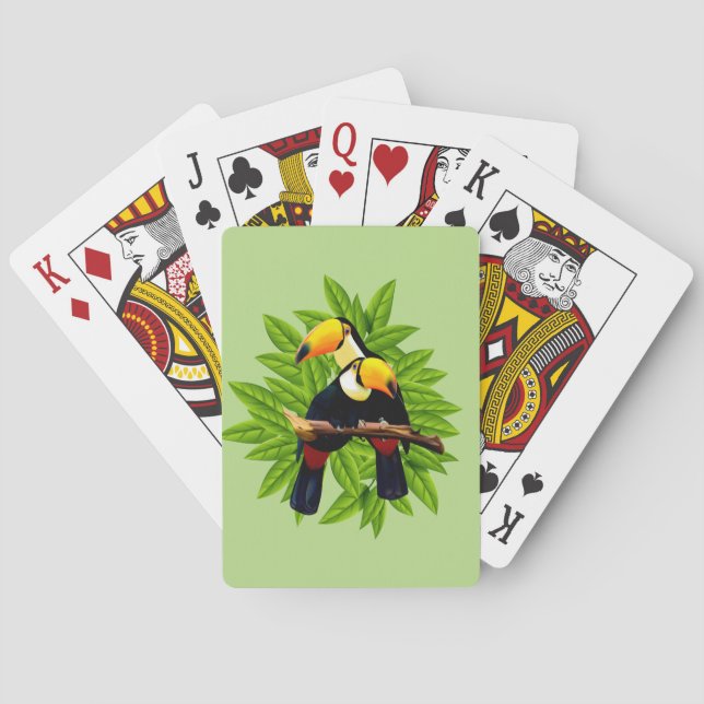 Baralho Toucan Duo Verde (Verso)