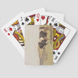 Baralho Touro numa paisagem suíça (por Ferdinand Hodler)