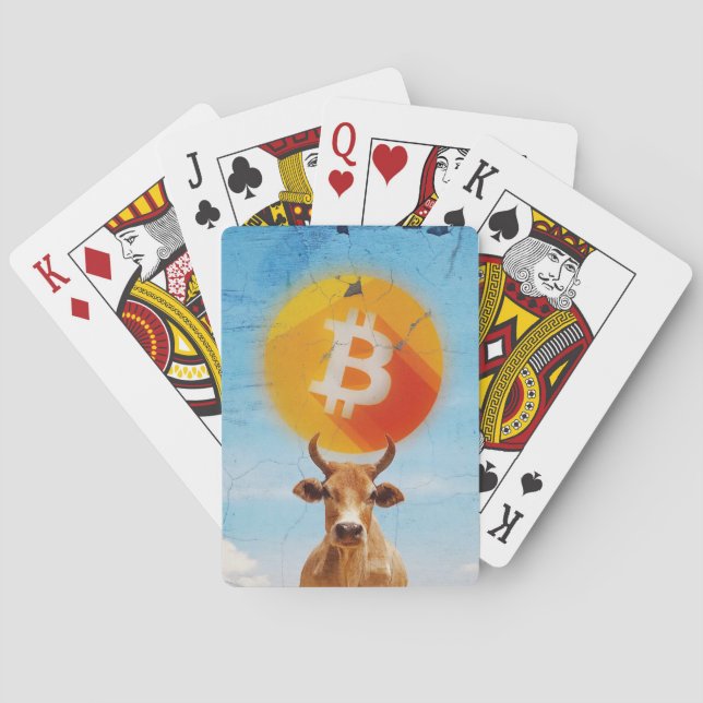 Baralho Touro Resiliente Bitcoin (Verso)