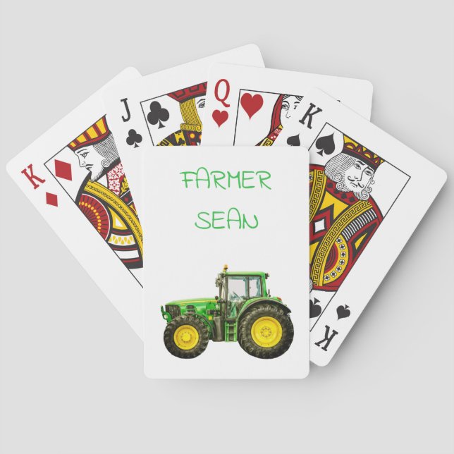 Baralho Trator John Deere para Agricultores (Verso)